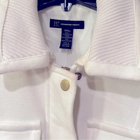 INC International Concepts Sweater Belted Jacket Size S - Picture 1 of 5